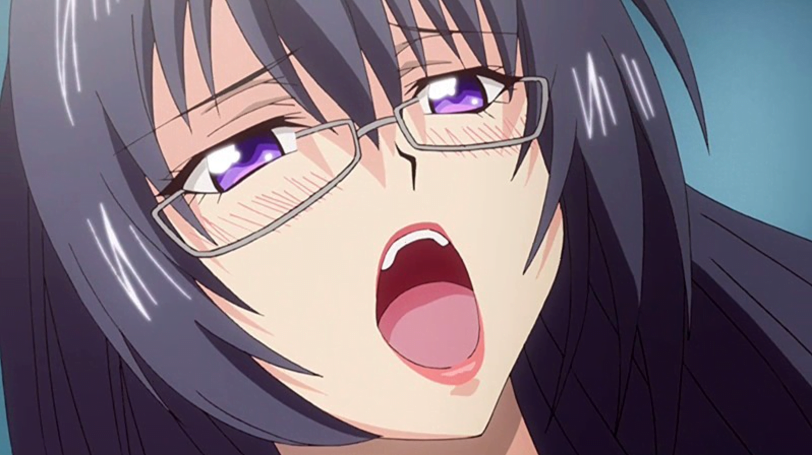 教室で、巨乳のセクシーなメガネ女教師に催○をかけて中出しセックスをして、同級生の巨乳女子校生とはノーマルセックス