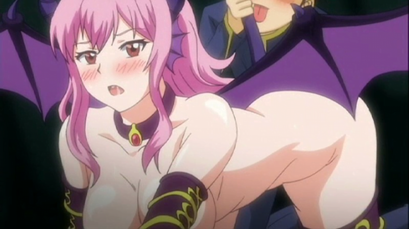 いつも夢の中で痴女られる巨乳でサキュバスの女子校生に告白してリアル中出しセックスをして、巨乳の先生も参加して2穴同時挿入