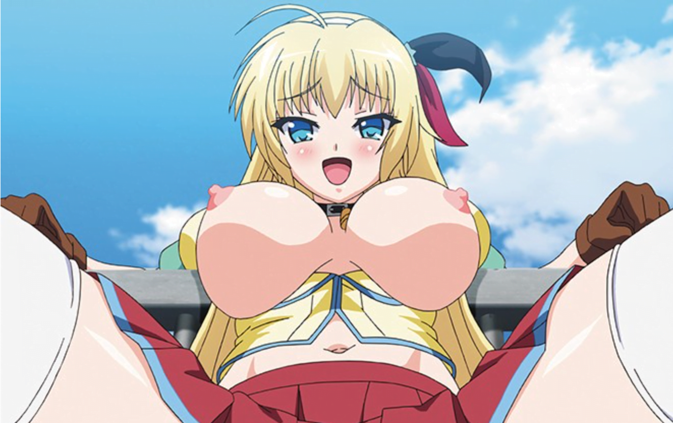 巨乳で女子校生の生徒会長が催○アプリで催○にかかり、側近とセックスバトルをして正式にM奴○となる