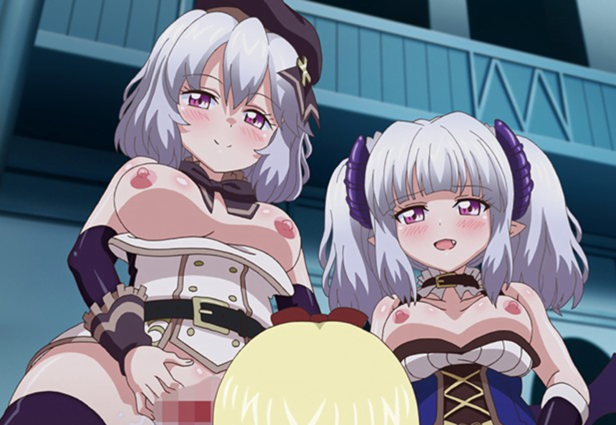 ロリの傭兵が洋館に辿り着き、メイドのコスプレをして乱交に参加して、生おっぱいでご奉仕して中出しセックス