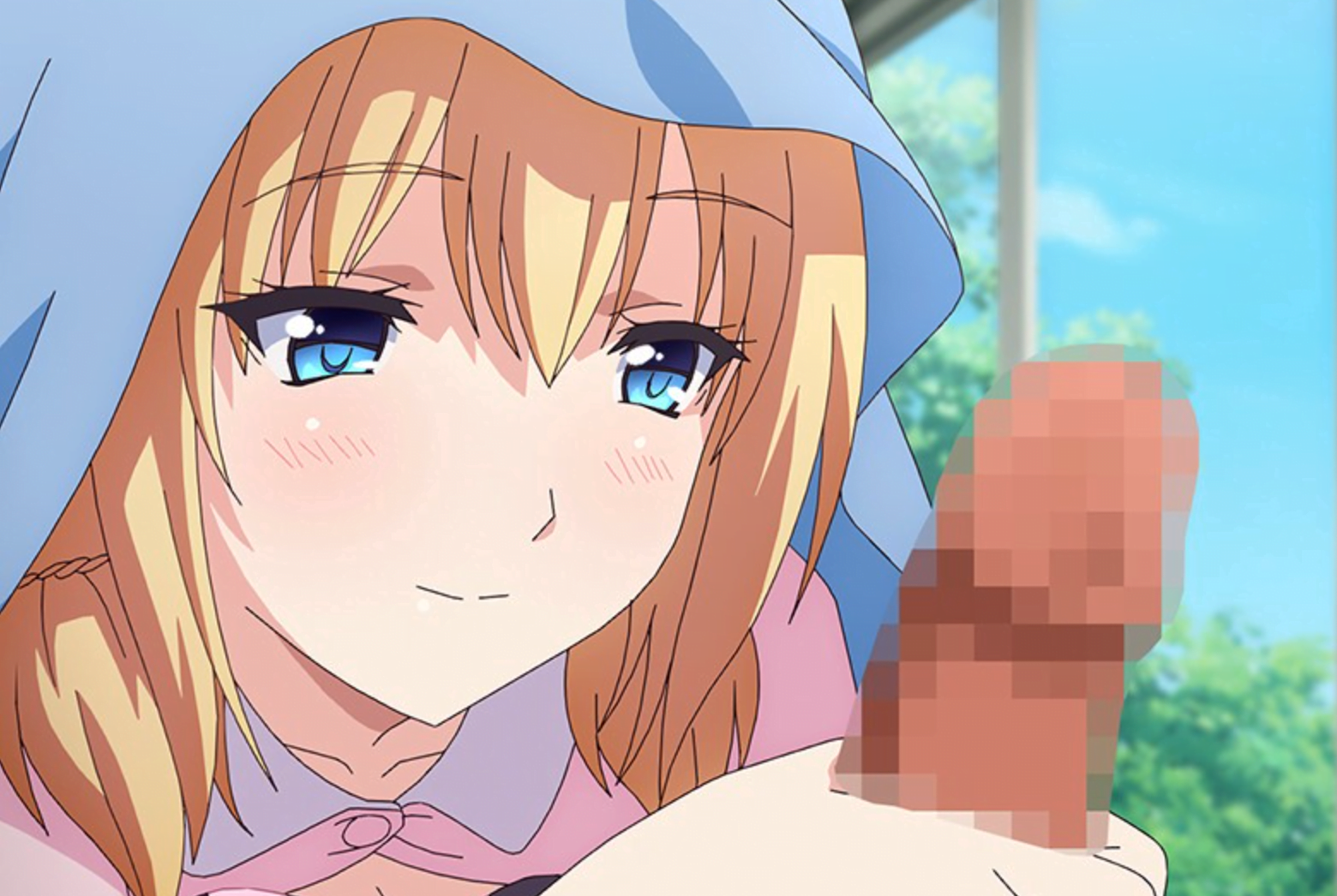 金髪巨乳の淫乱ナースが患者におっぱいを押し付けて痴女り肉棒をフェラして、夜には夜這いして即ハメの中出しセックス