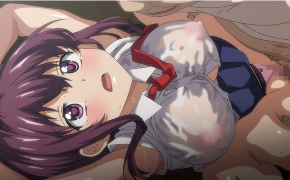 巨乳JKが自身の下着を漁っている叔父さんを目撃して声をかけると迫られて、立派に発育した巨乳おっぱいを揉まれる