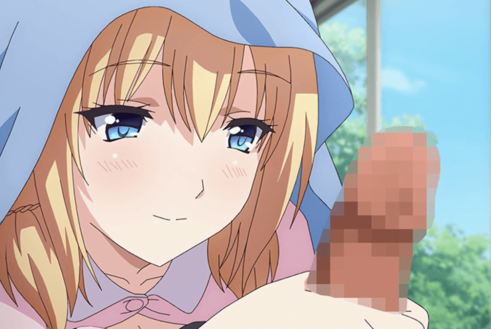 【エロアニメ】金髪の淫乱ナースが患者の顔におっぱいを押し付けて中出しセックス