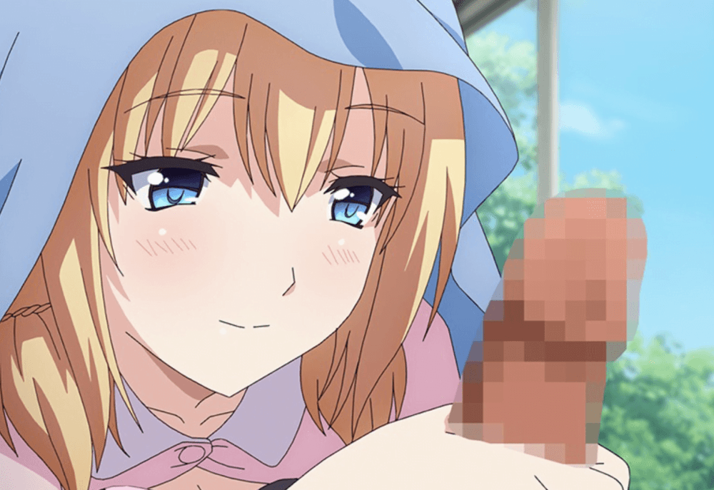 【エロアニメ】金髪の淫乱ナースが患者の顔におっぱいを押し付けて中出しセックス